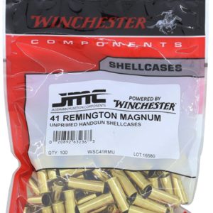 WINCHESTER UNPRIMED CASES 41 - REM MAG 100 PACK 20PK/CS