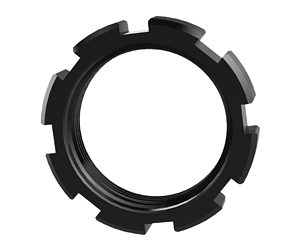 YHM JAM NUT VICTRA-12 BLK