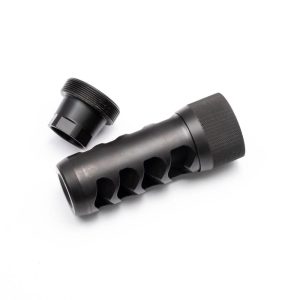 Area 419 Sidewinder Magnum Self Timing Muzzle Brake 357 cal Black Nitride 3/4-24