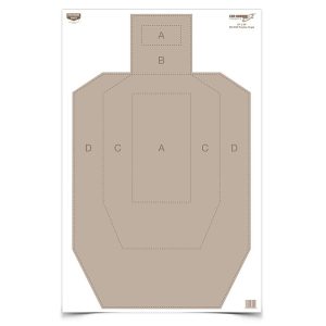 Birchwood Casey EZE-Scorer Paper Practice Targets 23" x 35" IPSC 100/ct