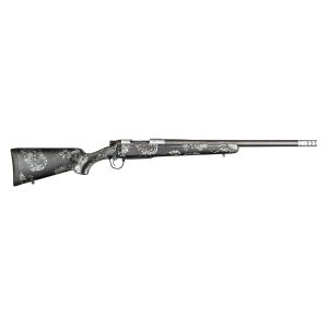 Christensen Arms Ridgeline FFT Rifle 25 Creedmoor 4rd Capacity 20" Threaded Carbon Fiber Barrel Natural Stainless w/Gray Accents Stock