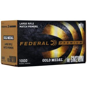 Federal Premium Gold Medal Centerfire Primers-Large Rifle Match