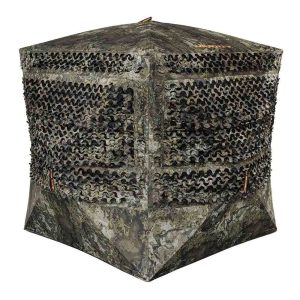 Muddy Carnage Die Cut Ground Blind Veil Canyon Grey