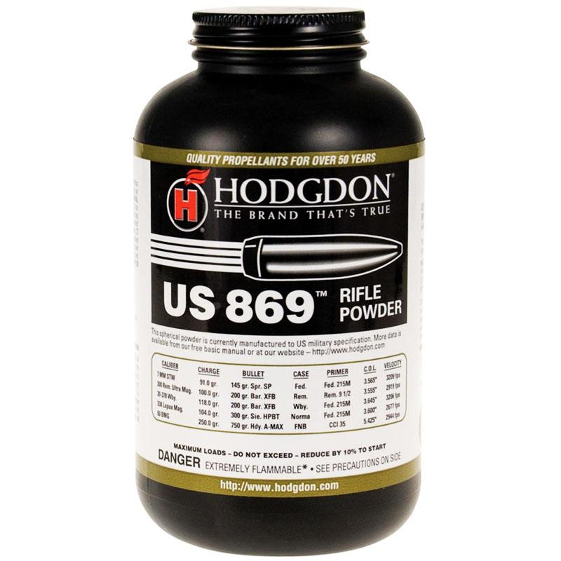 Hodgdon US 869 Spherical Rifle Powder 1 lbs