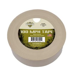 Tacshield 100 MPH Heavy Duty Tape 60 Yards Tan