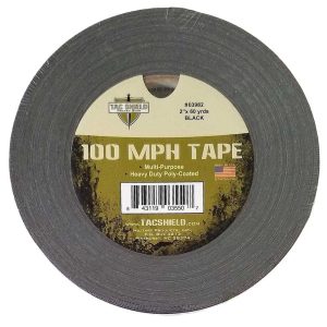 Tacshield 100 MPH Heavy Duty Tape 60 Yards Black