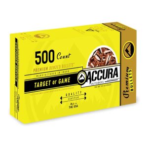 Accura Premium Powerbond Bullets .38 cal .357" 158 gr FP 500/ct