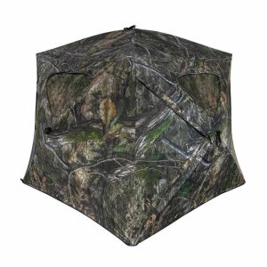Ameristep Silent Brickhouse Wide Bottom Fire Retardant Ground Blind Mossy Oak Country DNA XL