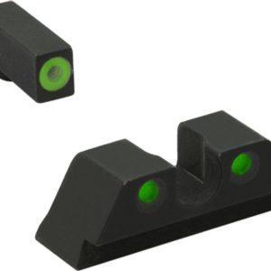 Meprolight ML41221 Hyper-Bright Green Ring Front/Green Rear Sights for Kimber 1911 Wedge Models