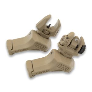 FAB Defense FRBS Offset Rifle Sights Kit Tan