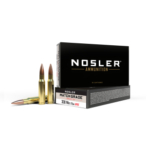 Nosler Custom Competition Match Grade Rifle Ammunition .308 Win 175 gr OTM 2600 fps 20/ct