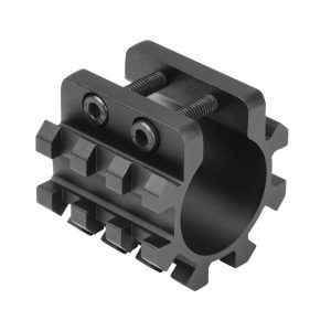 NcStar 12 ga Shotgun Tri-Rail Weaver Style Mount for 1" Mag Tube