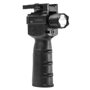 NcSTAR VISM Vertical Grip Weapon Light with Strobe FlashLight & Green Laser 300 Lumen Black