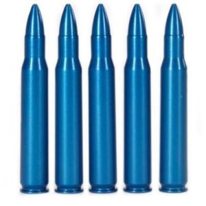 A-Zoom Aluminum Snap Caps 30-30 WIN Blue 5/pk