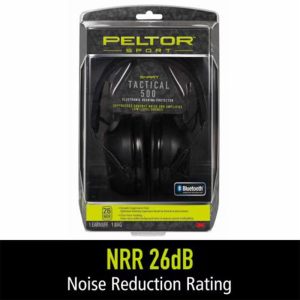 Peltor Sport Tactical 500 Electronic Ear Muffs 26dB Black