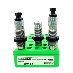 Redding 6mm GT Type-S 3-Die Neck Sizing Set