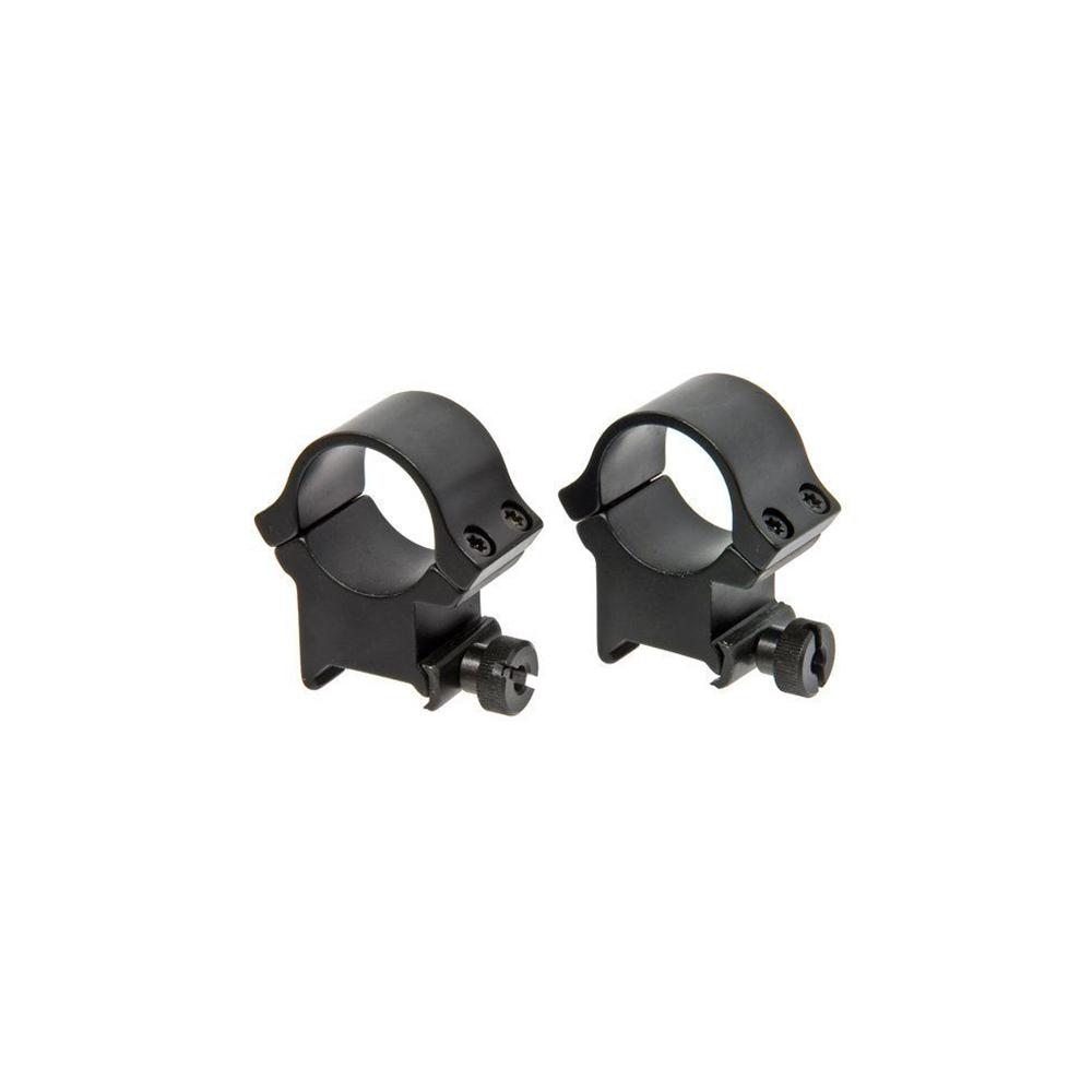 Redfield 4-Hole Aluminum Scope Rings 1" High Matte