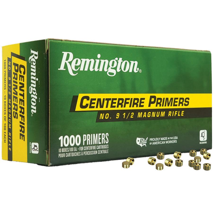 Remington Centerfire Large Rifle Primers- 9-1/2 Magnum Rifle