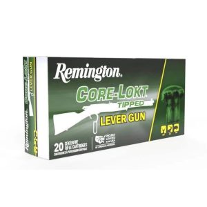 Remington Core-Lokt Tipped Lever Gun Ammunition 45-70 Govt 300gr PT 2100 fps 20/ct