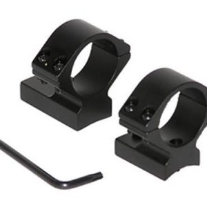 Talley Lightweight Alloy Scope Mounts - Black Anodized - 1" - Low Weatherby Accumark - Magnum - Mark V (9 LUG)