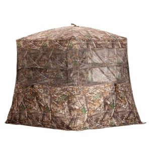 Rhino Blinds Low Hub Pro FD Ground Blind Realtree Edge