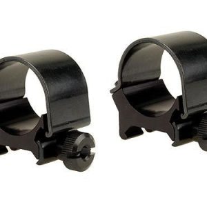 Weaver Detachable Top Mount Aluminum Scope Rings 1" Medium - Black