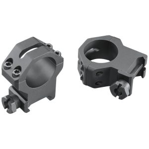 Weaver 4-Hole Tactical Picatinny Aluminum Scope Rings 1" X-High Matte