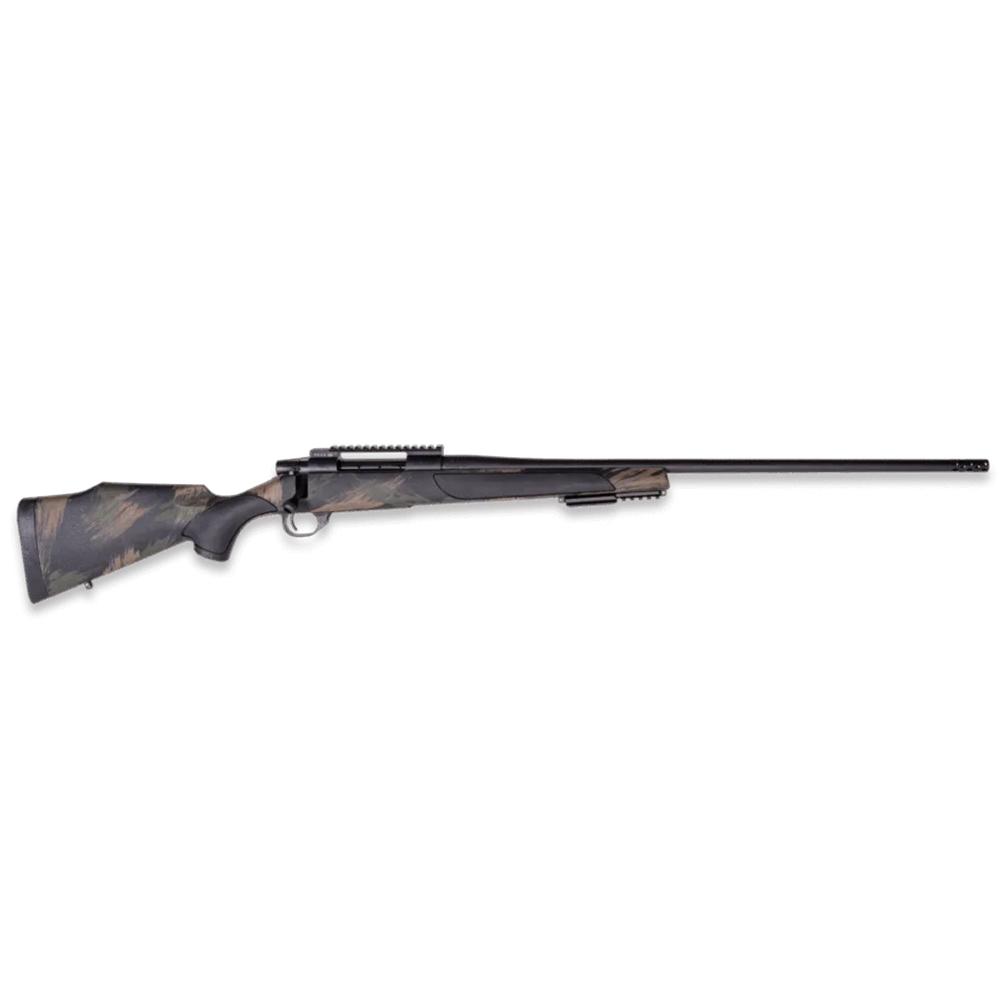 Weatherby Vanguard Black Hills Rifle .300 Win 3rd Magazine 24" 1/2x28 Threaded Barrel with 2" Muzzle Brake Black with Green and Tan