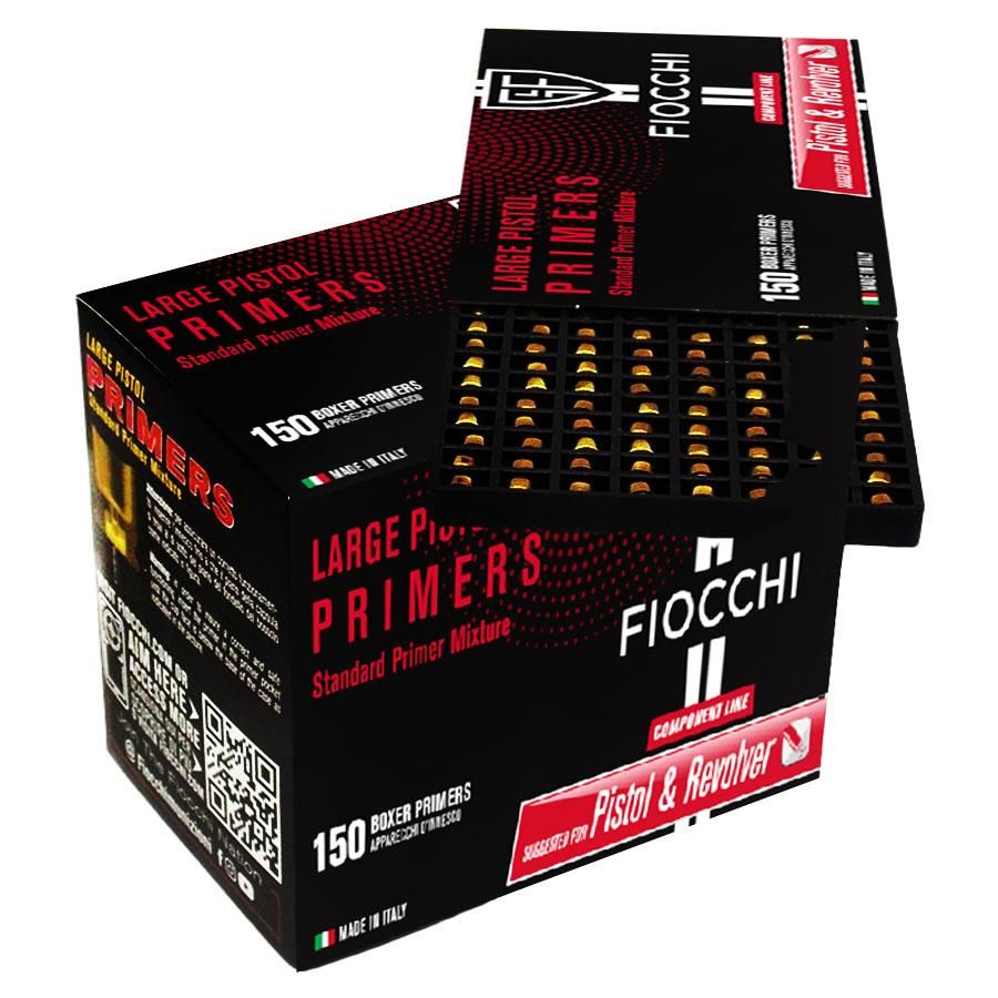 Fiocchi Large Pistol Primers - 1500/ct