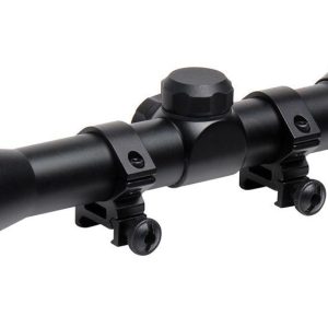Truglo Trushot Rifle Scope w/Weaver Style Rings - 3-9x40mm 11.52-37.7' 3.15-3.94" Matte