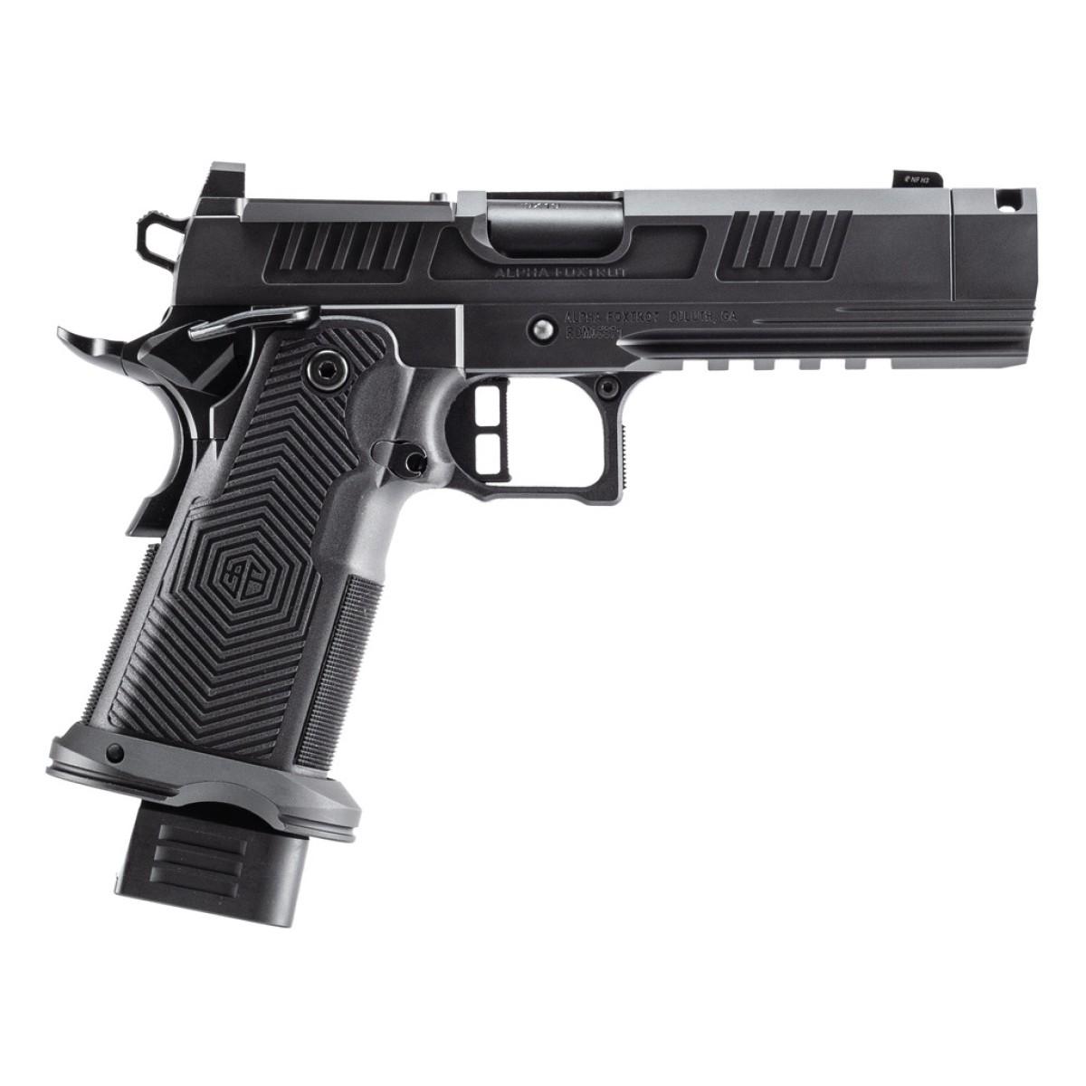 AF1911-ROMULUS 9MM 10Rd Magazine (5) 4.25" MOS Optic Cut Press In Compensated Ramped Bull Barrel DLC BLK