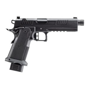 Alpha Foxtrot AF1911-Romulus MOS Adapter Handgun 9mm Luger 17(1) & 20rd(1) Magazines 5" Threaded Barrel DLC Black