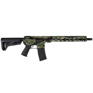Shark Coast Tactical "Tiger Stripe" Rifle 5.56mm 30rd Magazine 16" Barrel 15" MLOK Handguard