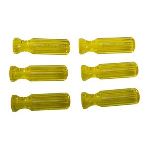 MOLDED PLASTIC TOOL HANDLE, L3 MODEL, YELLOW, 6 PACK