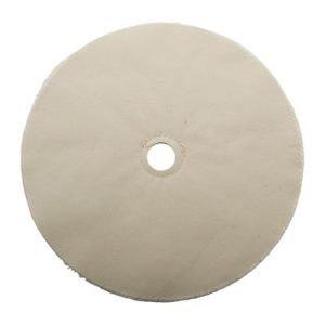 MUSLIN POLISHING WHEEL, LOOSE, 10'' X 20-PLY, 1'' ARBOR