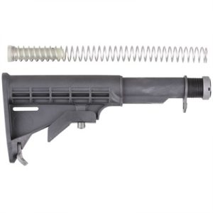 AR-15 STOCK ASSEMBLY COLLAPSIBLE COMMERCIAL BLACK