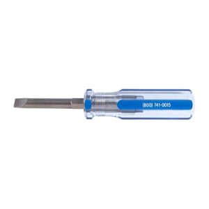 FIXED BLADE SCREWDRIVER #19, .36 SHANK, .050 BLADE THICKNESS