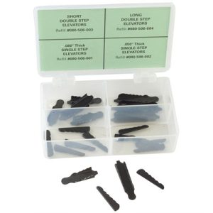 RIFLE REAR SIGHT ELEVATOR KIT BLACK