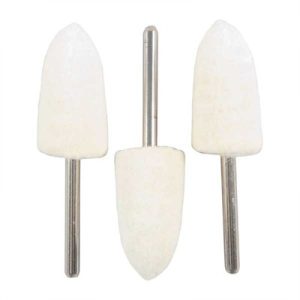 MANDREL MOUNTED FELT BOB TAPERED CONE 1''X1/2'' 3 PACK