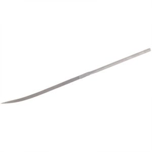 THREE SQUARE 60 DEGREE BENT NEEDLE FILE MEDIUM CUT STEEL