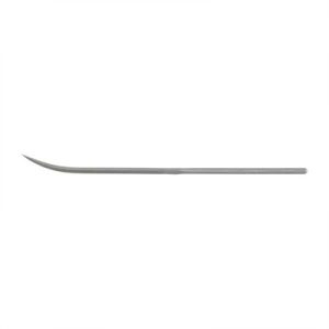 THREE SQUARE 60 DEGREE BENT NEEDLE FILE FINE CUT STEEL