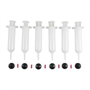 RE-USABLE SYRINGE, 30CC, 6 PACK