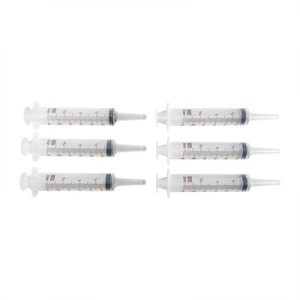 RE-USABLE SYRINGE, 50CC, 6 PACK