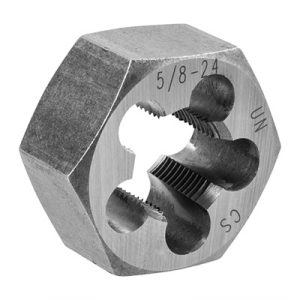 FLASH SUPPRESSOR HEX DIE 1'' DIA, 5/8''-24 TPI FOR AR-308