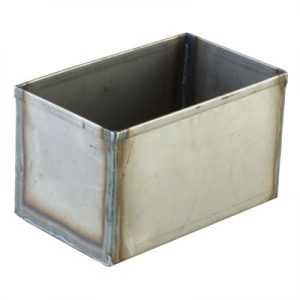 QUARTER BLUING TANK, 10'' L X 6'' H X 6'' W, BLACK IRON