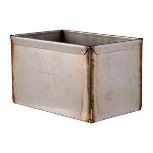 QUARTER BLUING TANK, 10'' L X 6'' H X 6'' W, STAINLESS STEEL