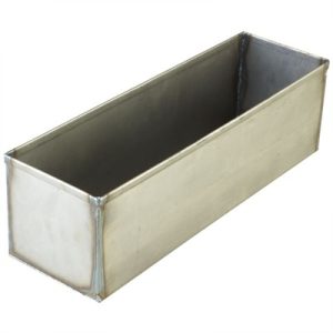 HALF BLUING TANK, 20'' L X 6'' H X 6'' W, STAINLESS STEEL