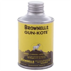 GUN-KOTE OVEN CURE GUN FINISH, 8OZ, MATTE BLACK