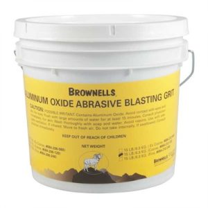 ALUMINUM OXIDE ABRASIVE BLASTING, COARSE, 120 GRIT, 15 LBS