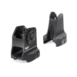 FIXED LIGHTWEIGHT SIGHT SET FOR AR-15 BLACK
